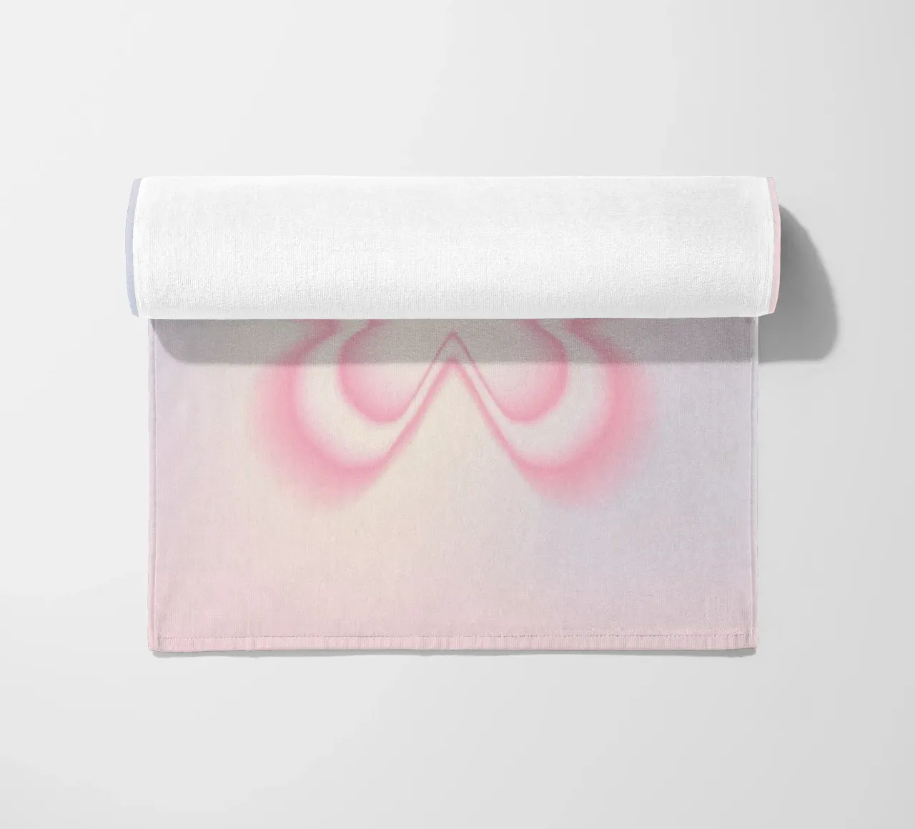 Butterfly Aura Print, Gradient Poster, Energy Print beach towel by Dreamscape