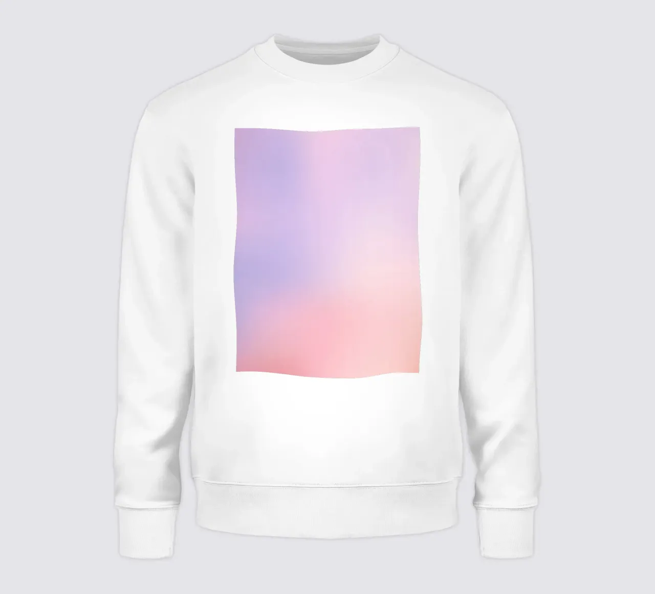 Energy Print, Modern Aura Wall Art, Colourful Gradient Art sweatshirt by Dreamscape