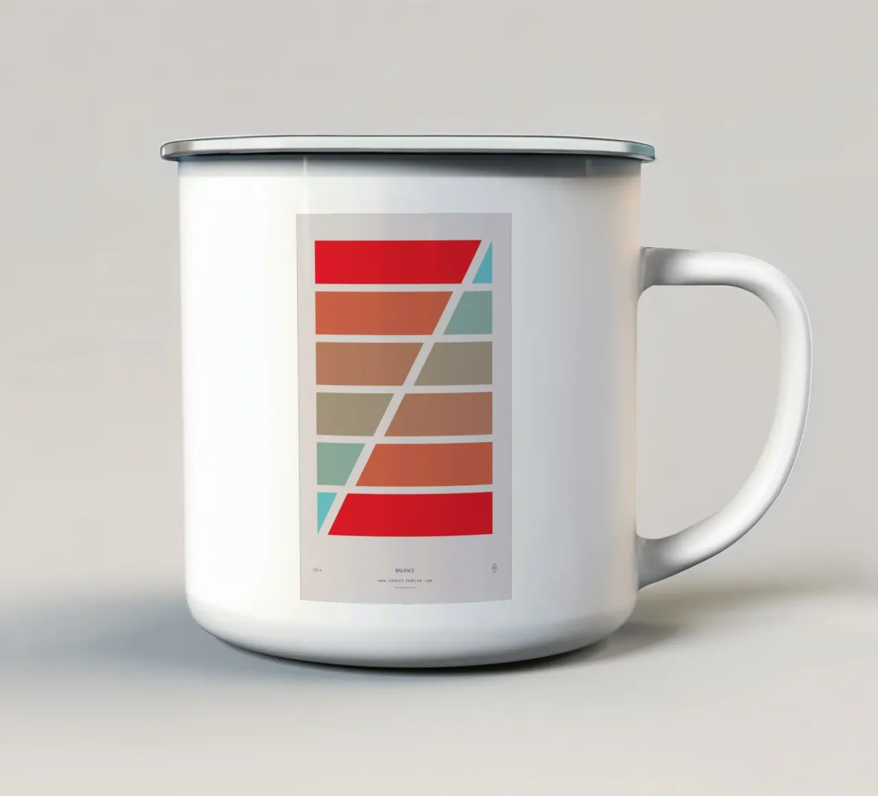 Senses - Balance tazza in smalto da Ash Nico