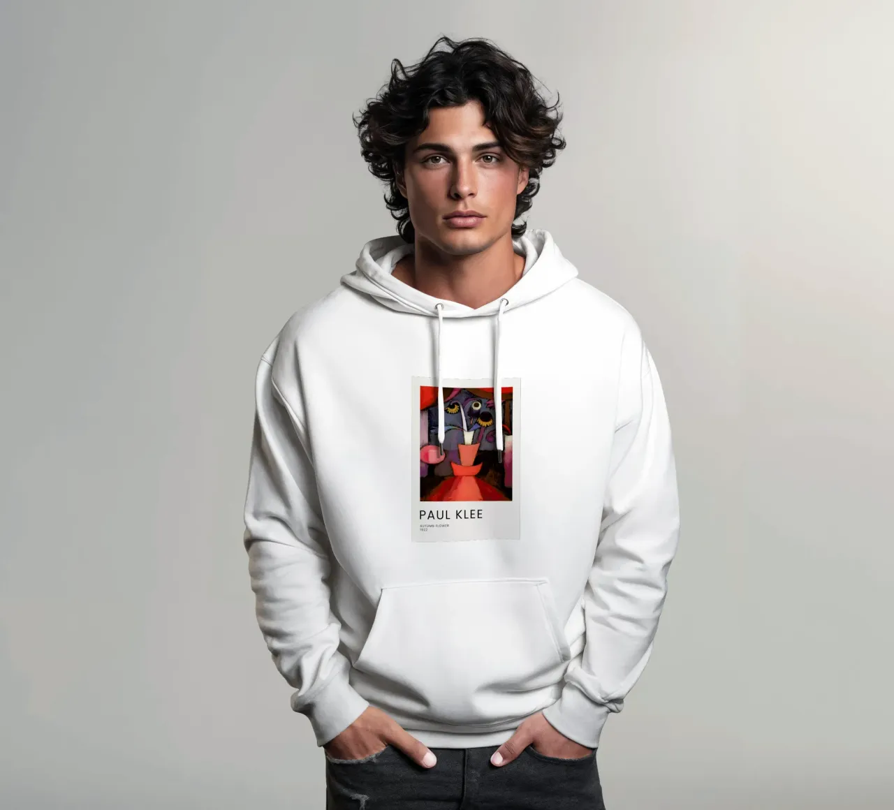 Klee - Autumn Flower felpa con cappuccio da Vintage by JUNIQE