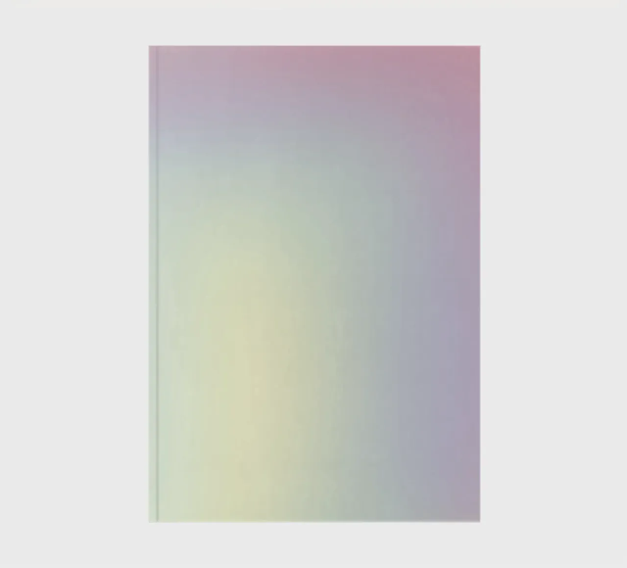 Energy Print, Modern Aura Wall Art, Colourful Gradient Art notebook by Dreamscape