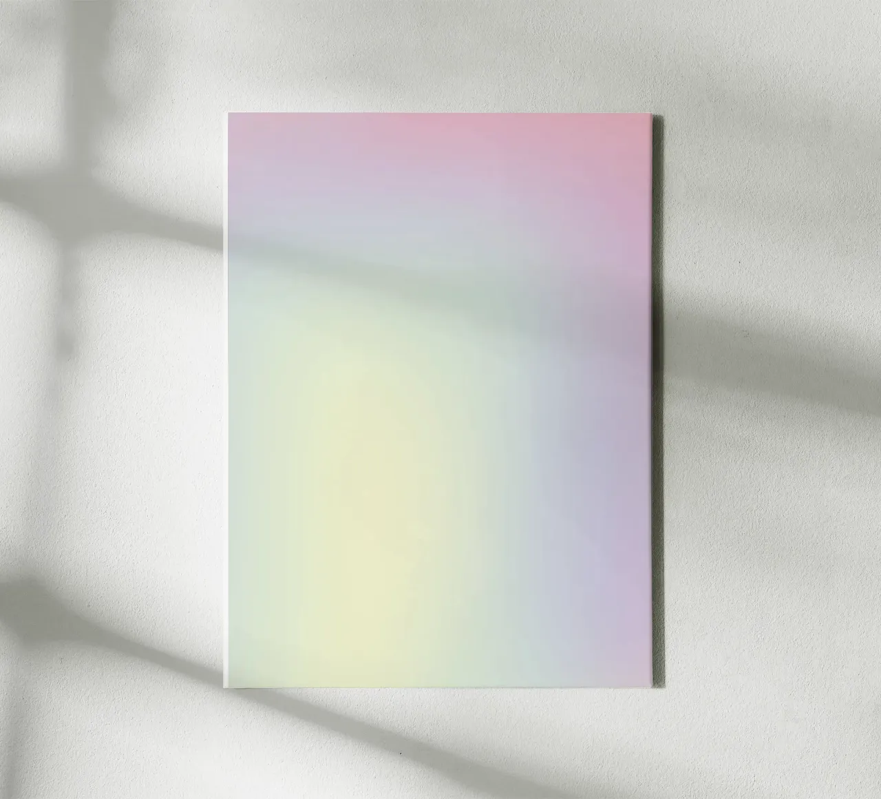 Energie Print, Moderne Aura Muur Kunst, Kleurrijke Gradiënt Kunst canvas met Baklijst van Dreamscape