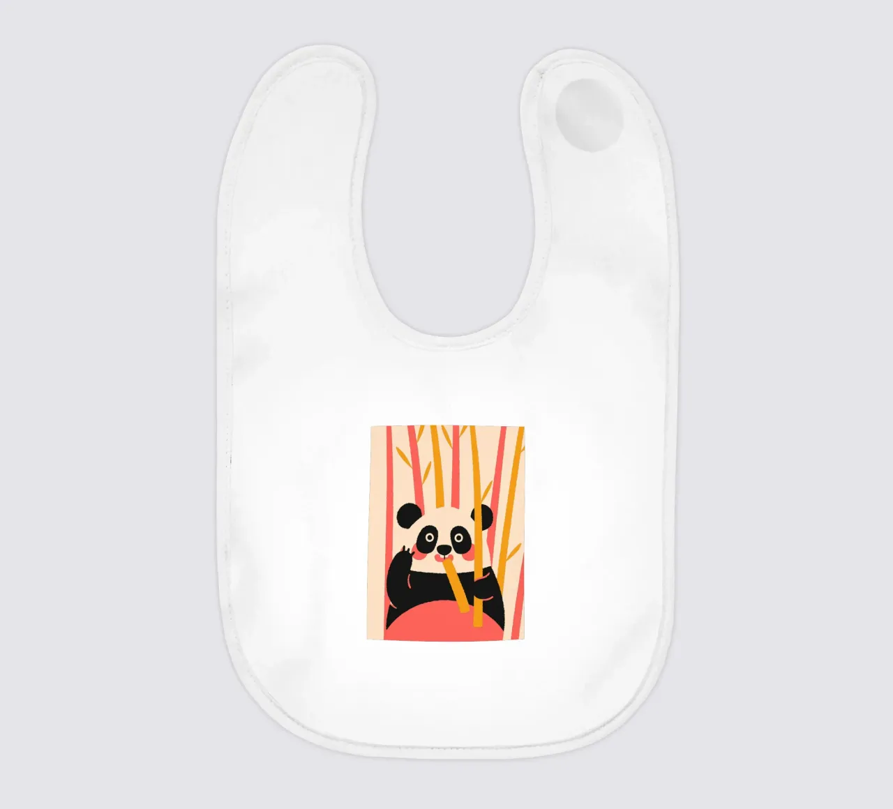 Il panda mangia il bambù bavaglino da TRENDY POSTER SHOP