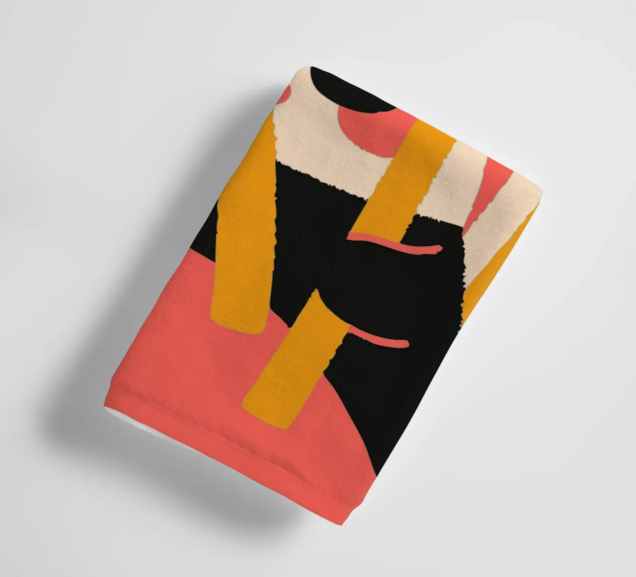 Panda eet bamboe badhanddoek van TRENDY POSTER SHOP
