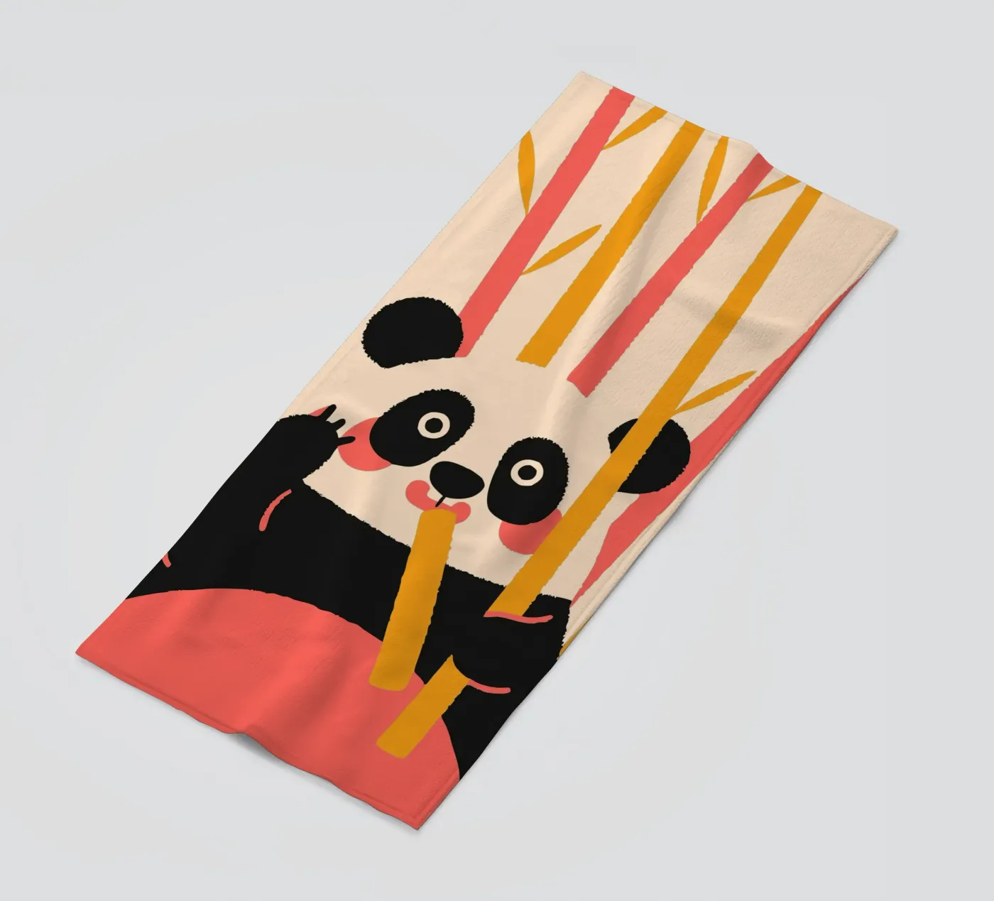 Panda Eats Bamboo telo mare da TRENDY POSTER SHOP