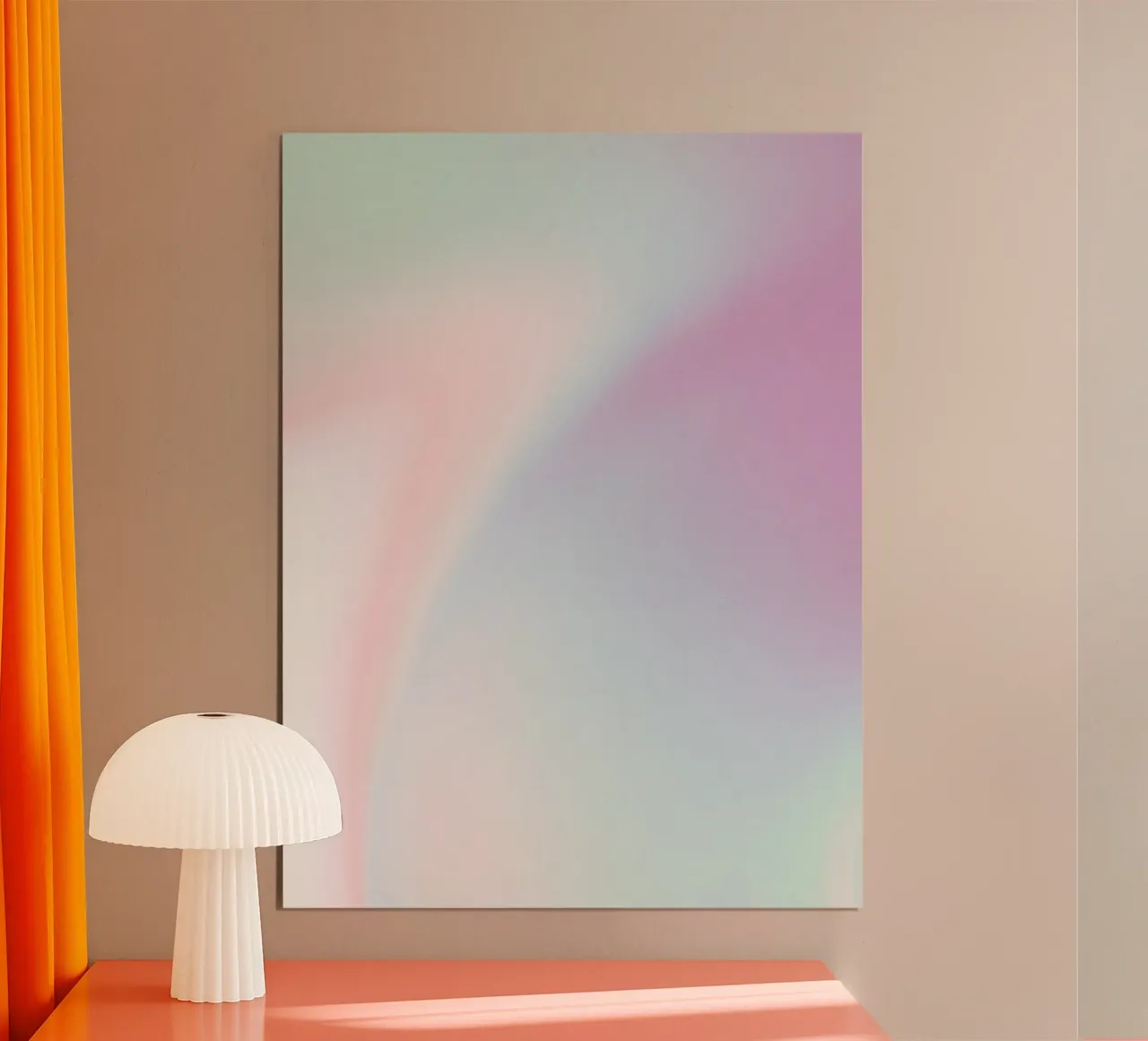 Energie Print, Moderne Aura Muur Kunst, Kleurrijke Gradiënt Kunst poster van Dreamscape