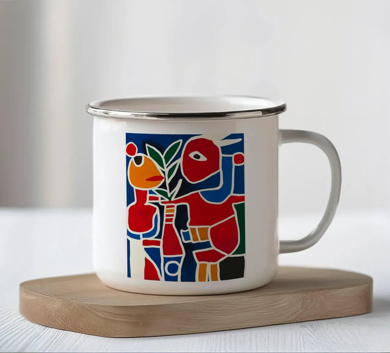 Piante autoctone tazza in smalto da Little Dean