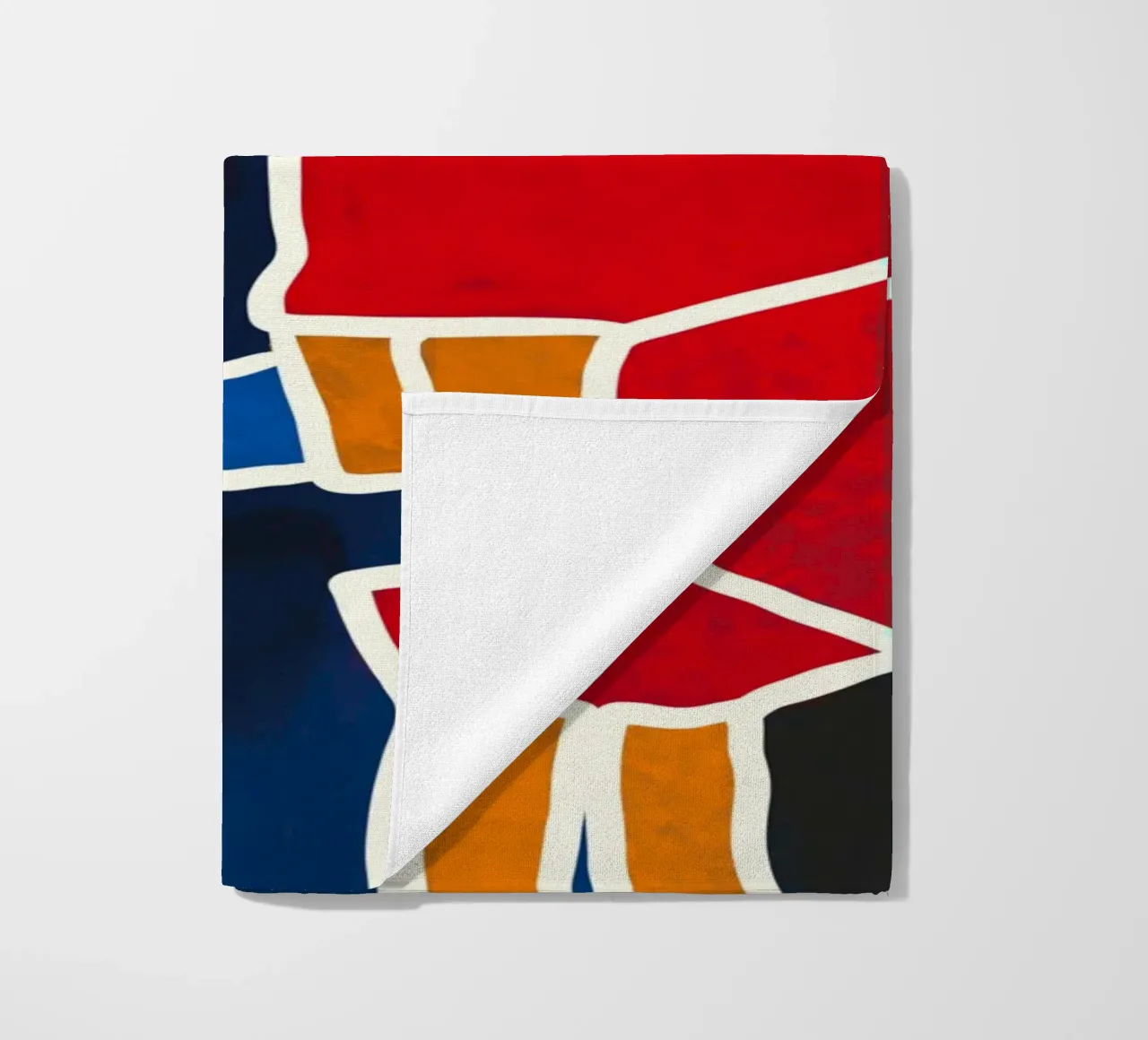 Native planting trees beach towel by Little Dean