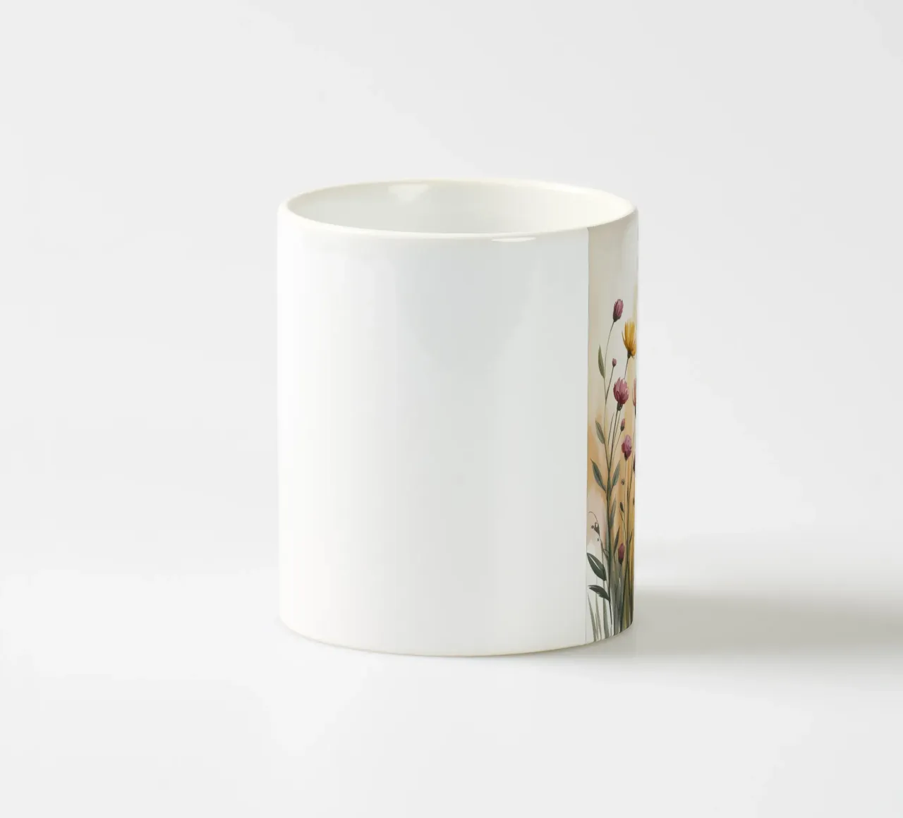 Prato d'oro tazza in ceramica da logic