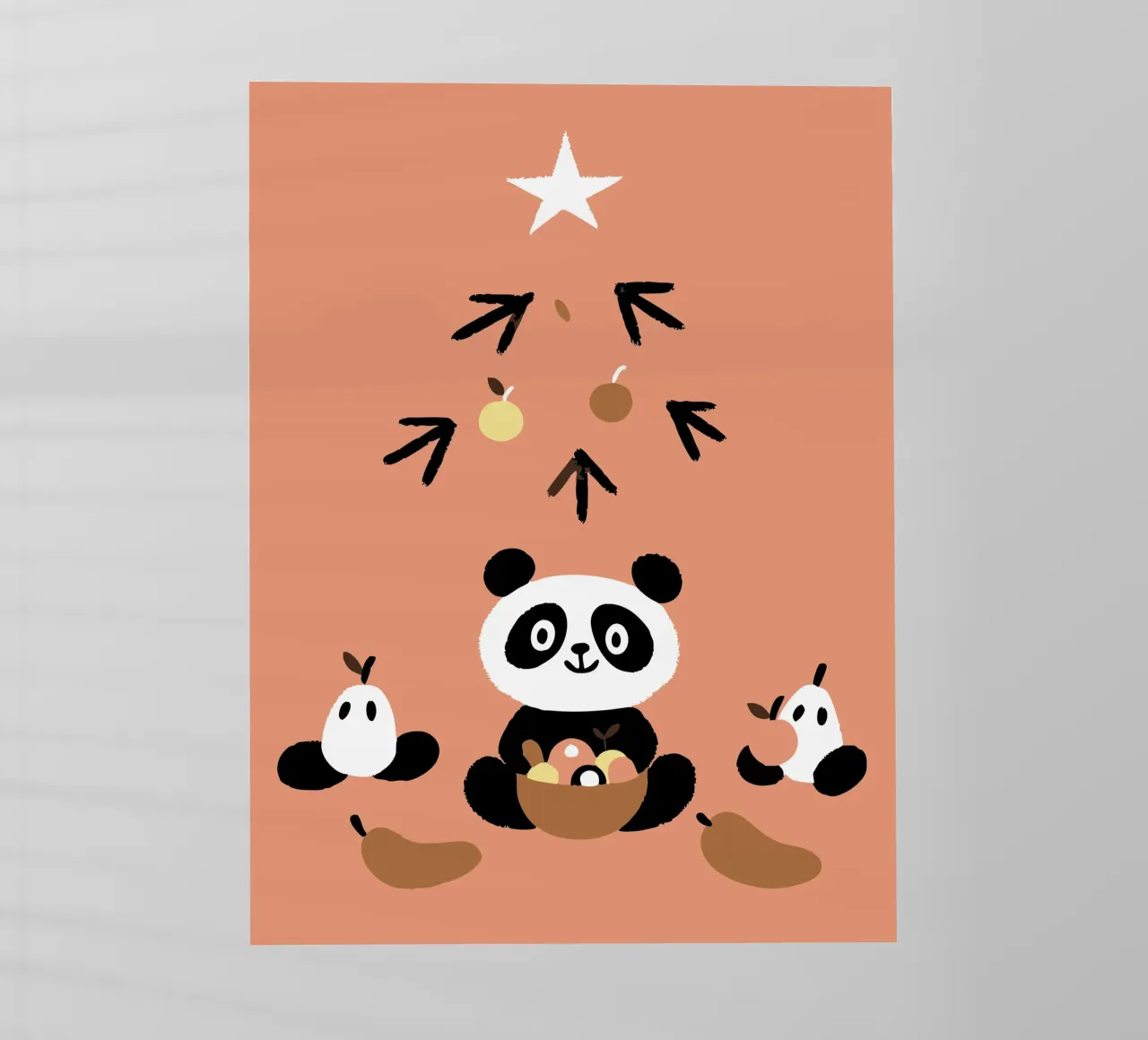 Panda carino pellicola backlit da TRENDY POSTER SHOP
