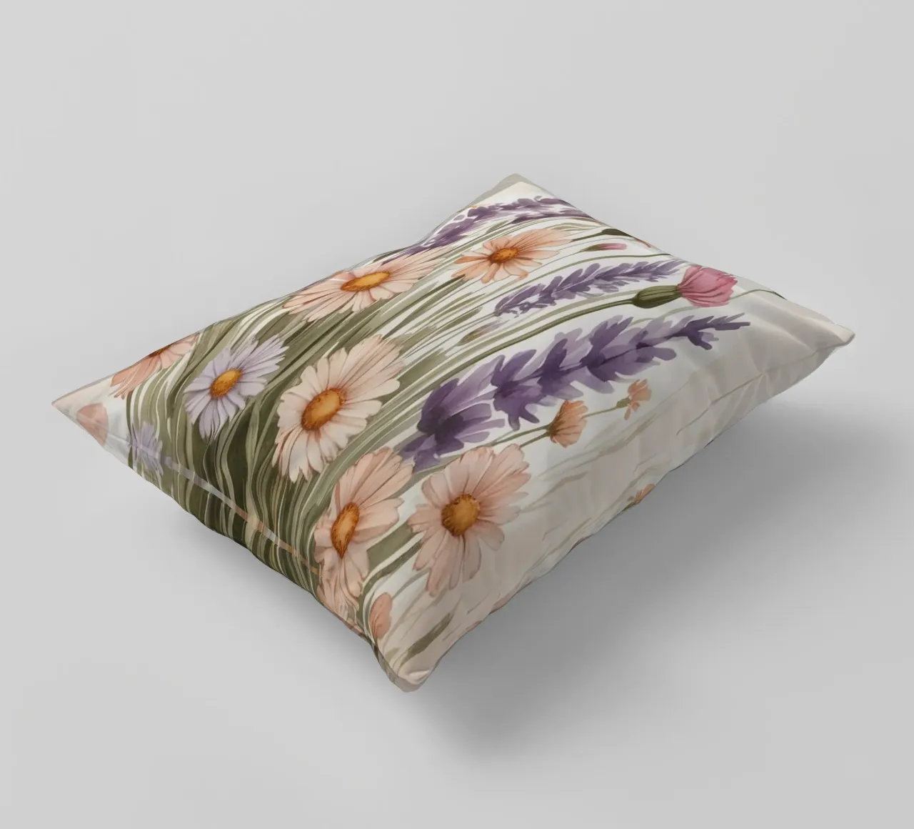Fiori di lavanda cuscino da logic