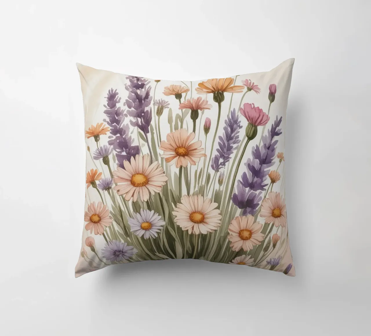 Fiori di lavanda cuscino da logic
