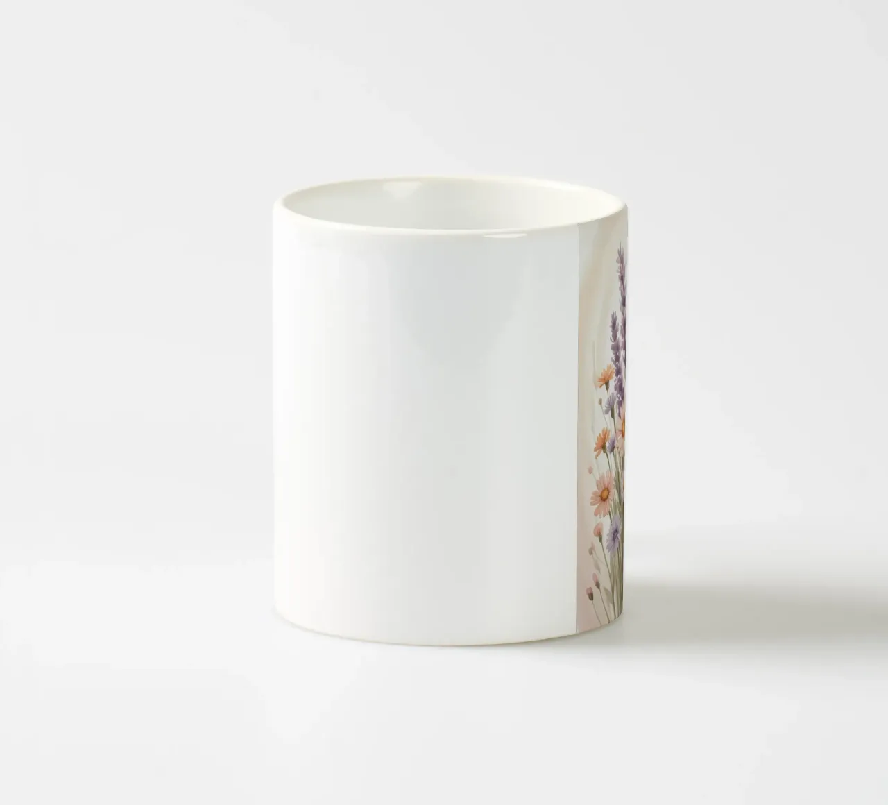 Fiori di lavanda tazza in ceramica da logic