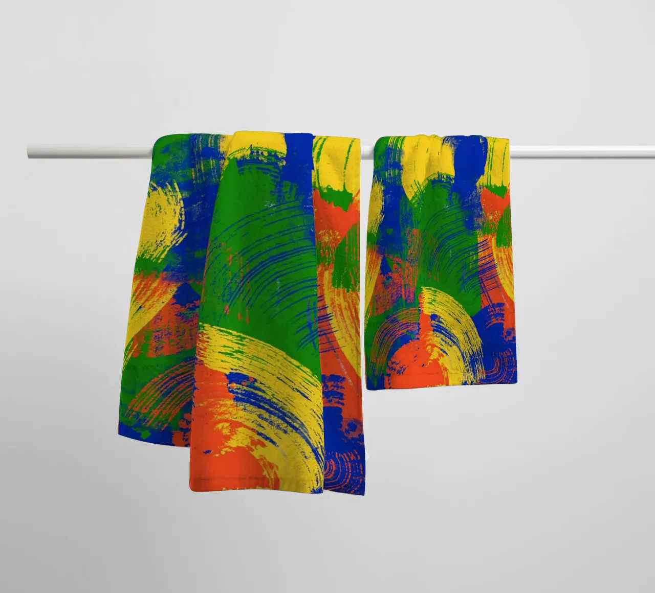 Scratch This towel by Kim Hubball Studio
