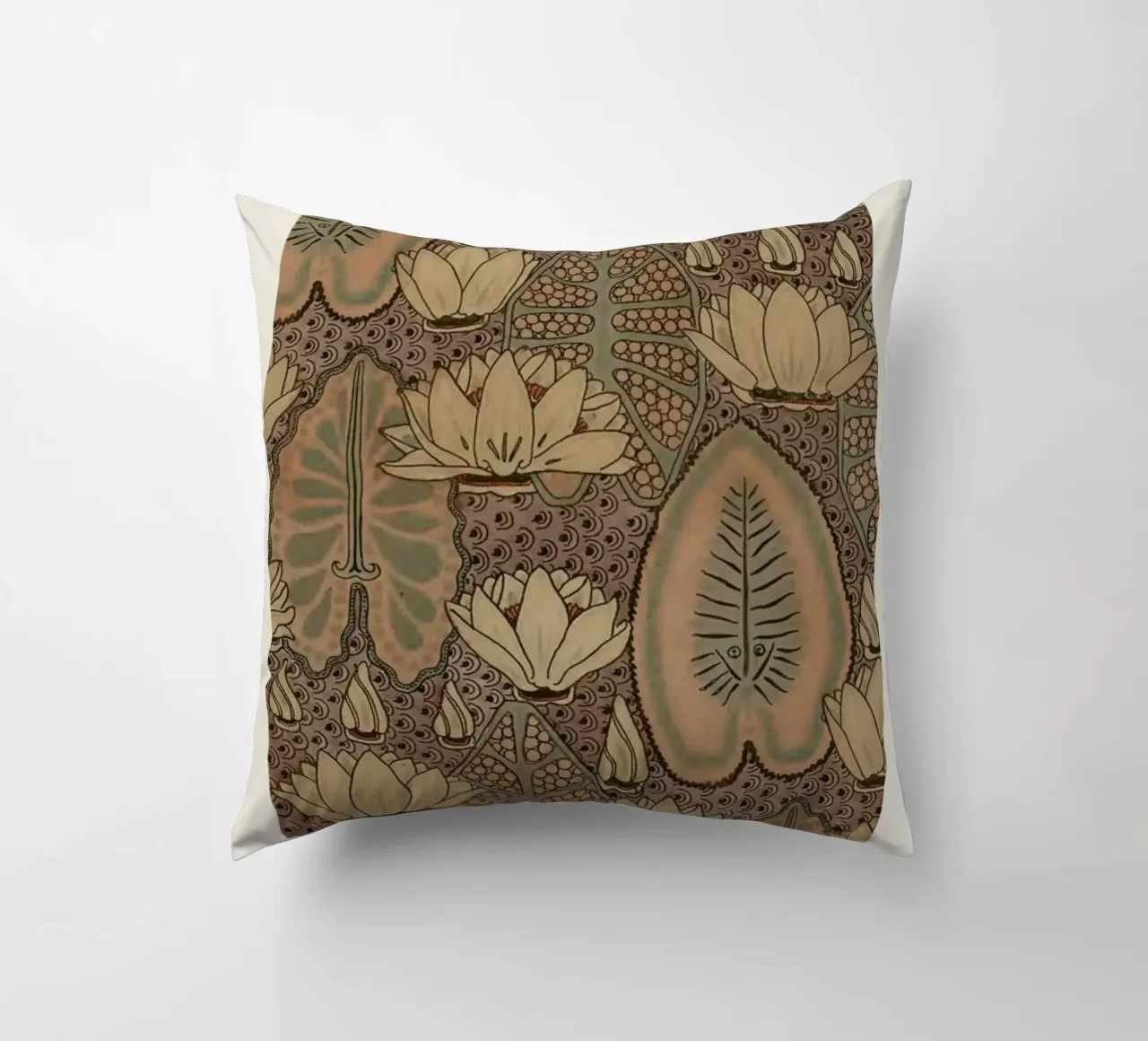 Grasset - Water Lily 9 cuscino da Vintage by JUNIQE