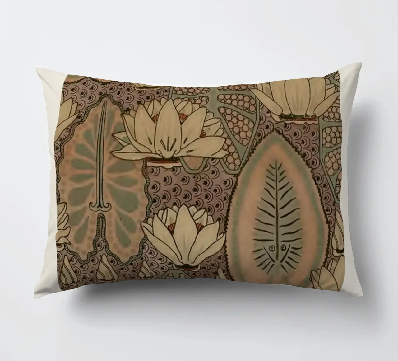 Grasset - Water Lily 9 cuscino da Vintage by JUNIQE