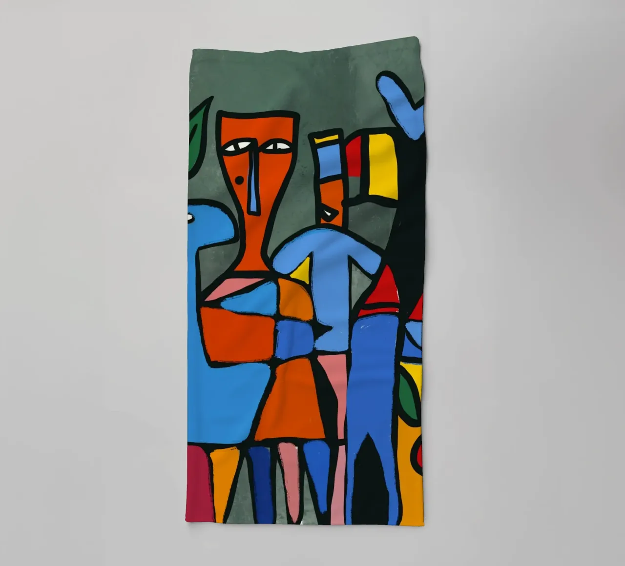 The red native towel by Little Dean