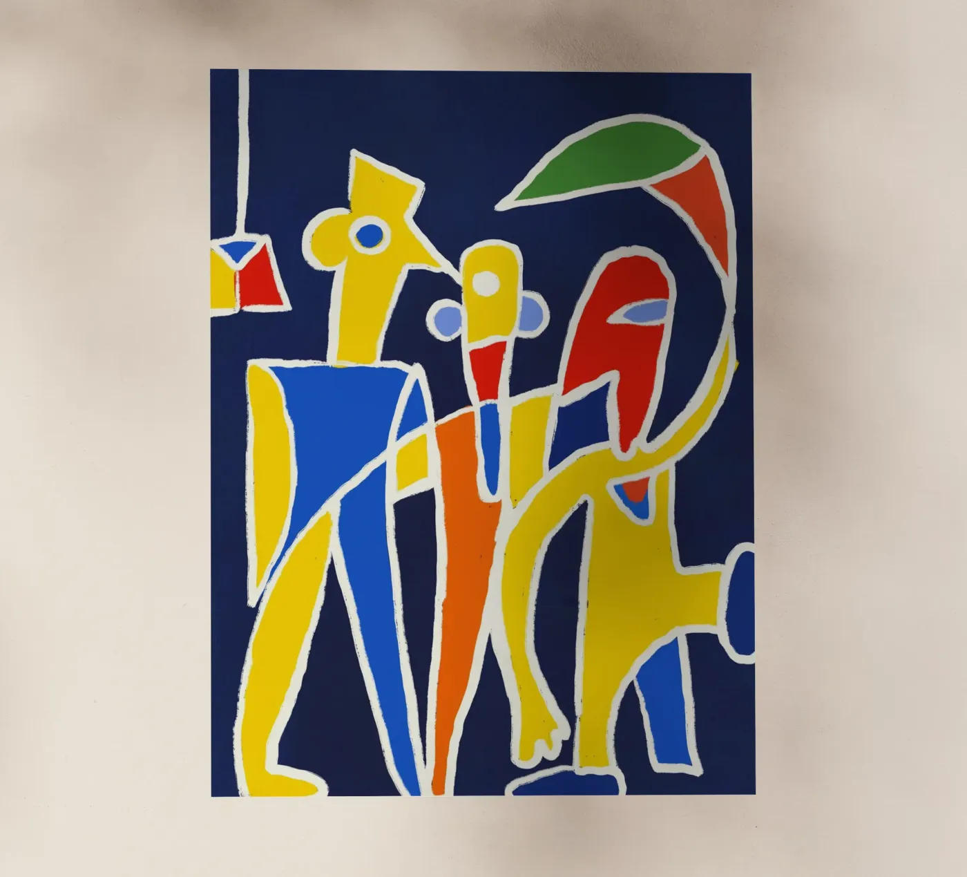 Tre amici pellicola backlit da Little Dean