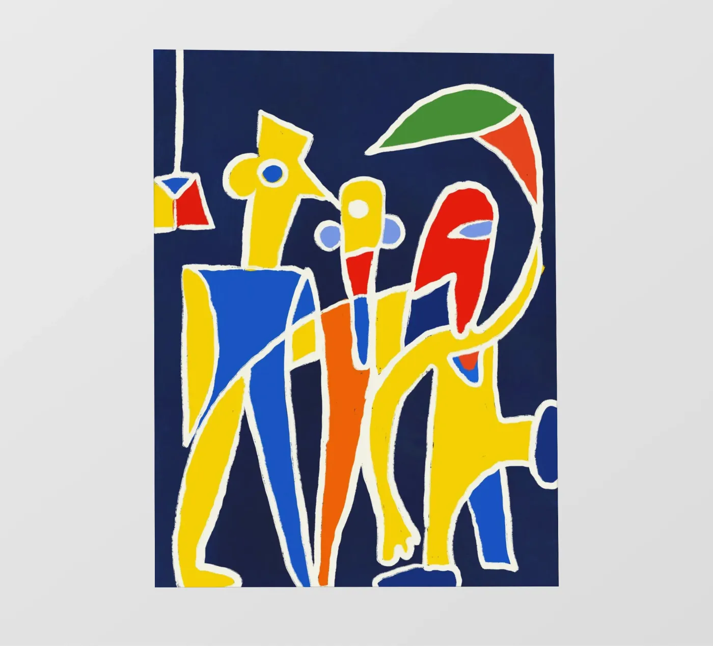 Tre amici pellicola backlit da Little Dean