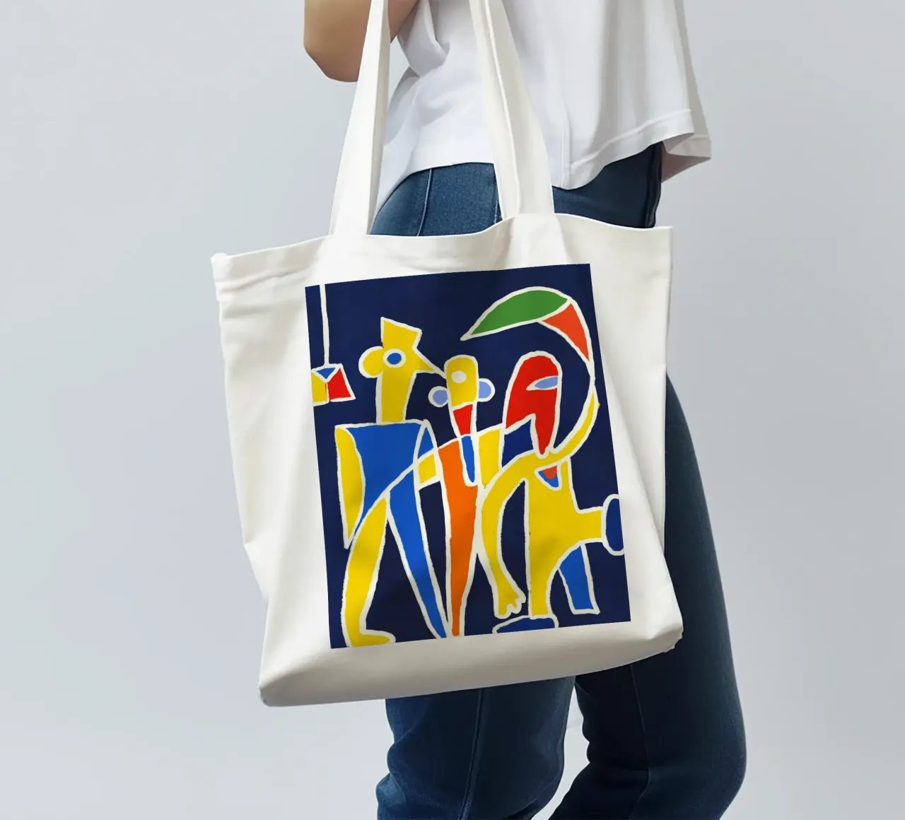 Three friend tote bag by Little Dean