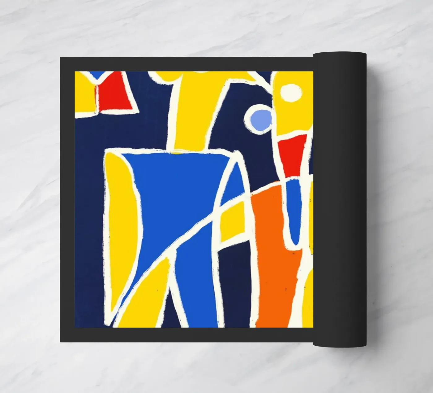 Three friend Fußmatte von Little Dean