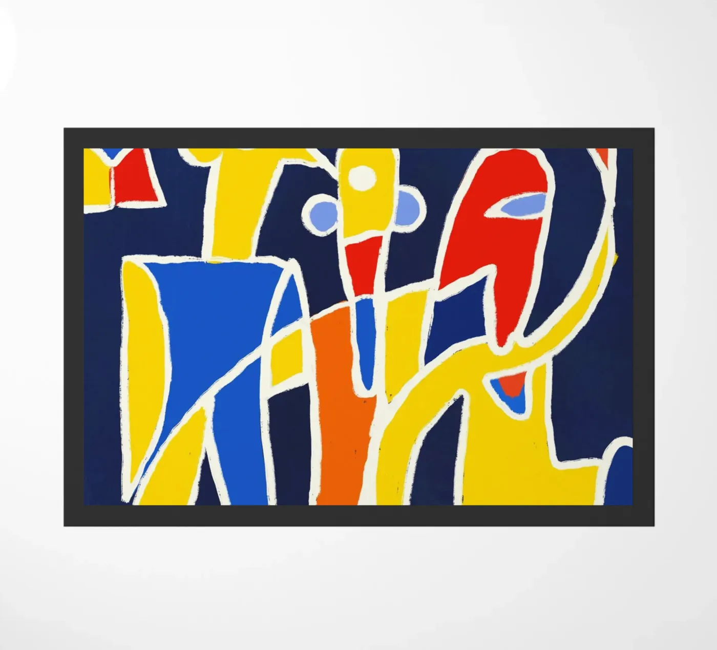 Three friend Fußmatte von Little Dean