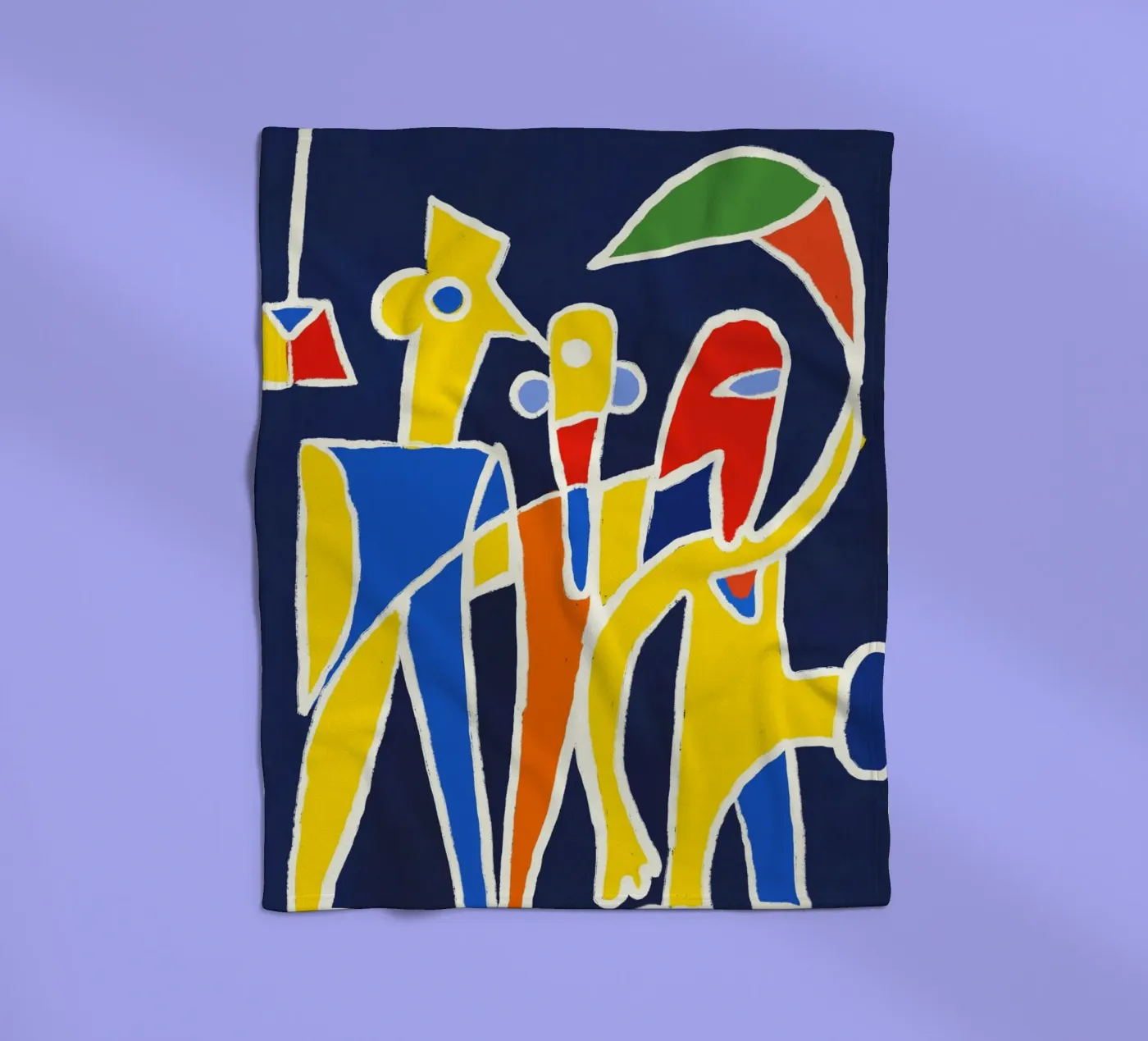 Three friend fleecedeken van Little Dean