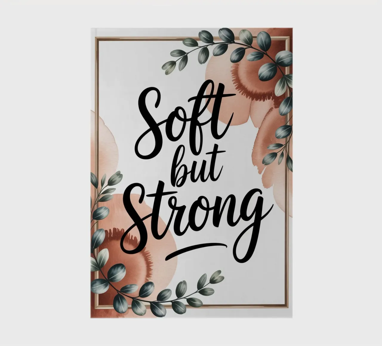 Soft but Strong notebook by logic