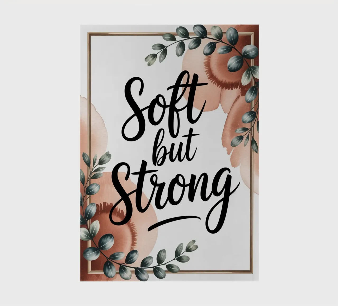 Soft but Strong notebook by logic