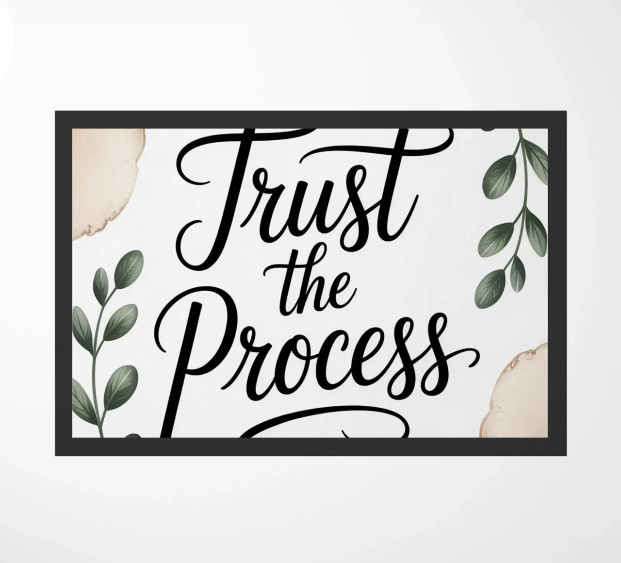 Trust the Process doormat by logic