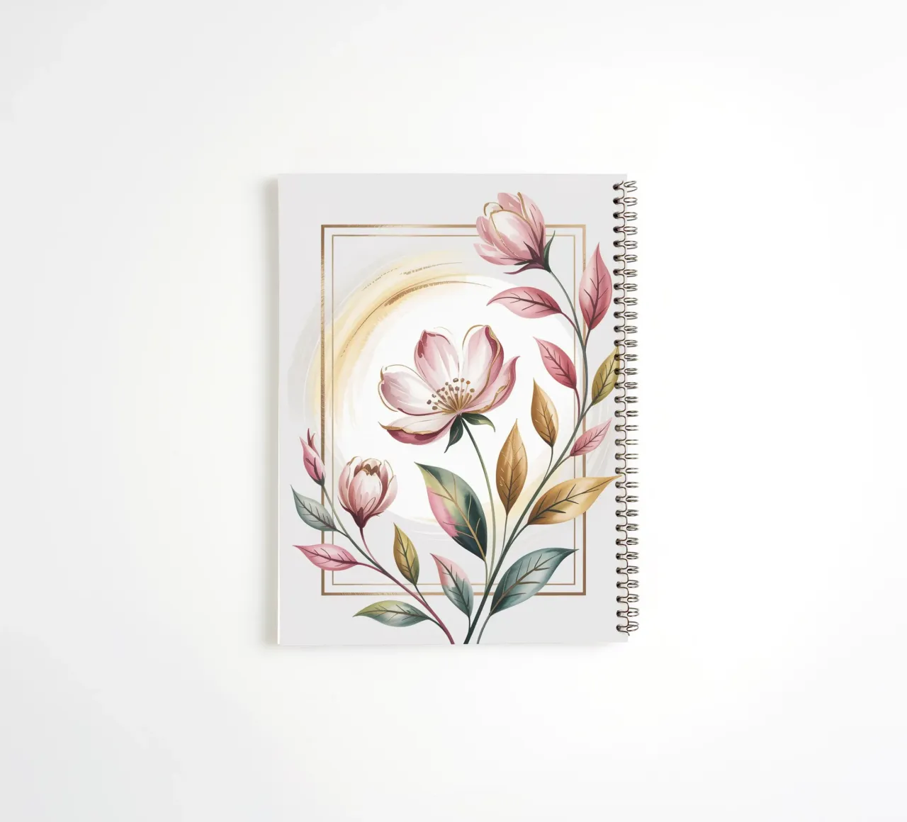 Grace in Bloom spiral notebook by logic