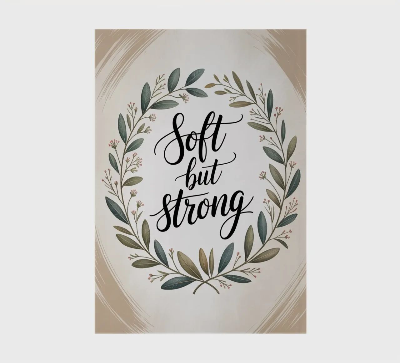 Soft but Strong notebook by logic