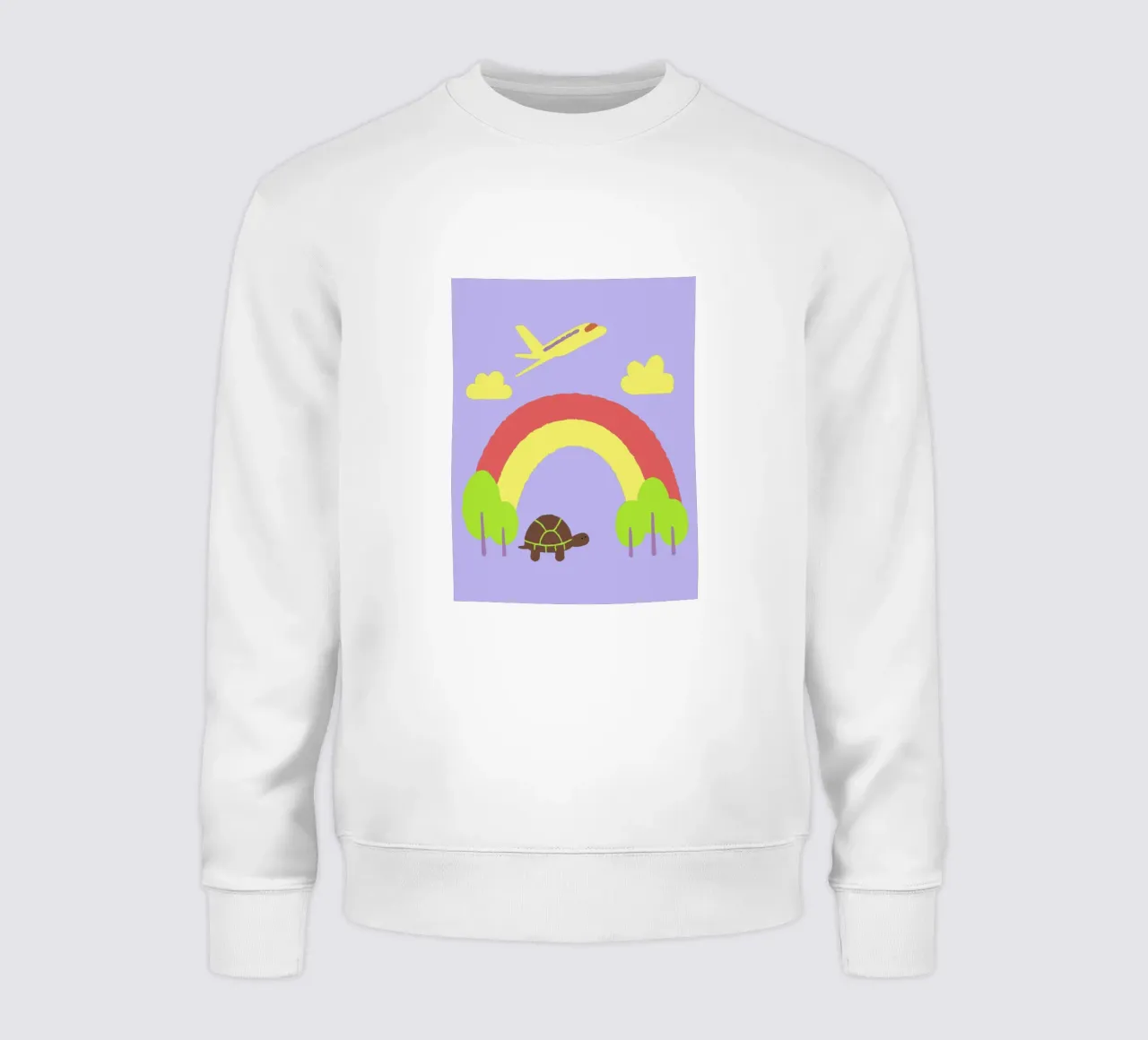 La tortue et l'avion sweat de TRENDY POSTER SHOP