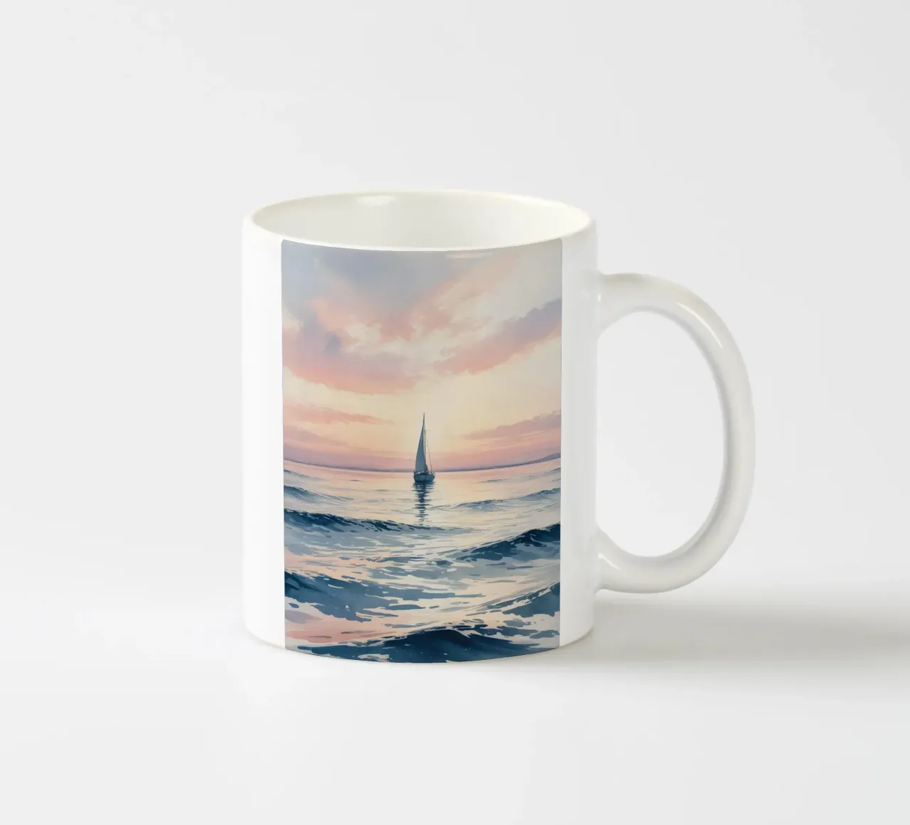 Navigare nella calma tazza in ceramica da logic