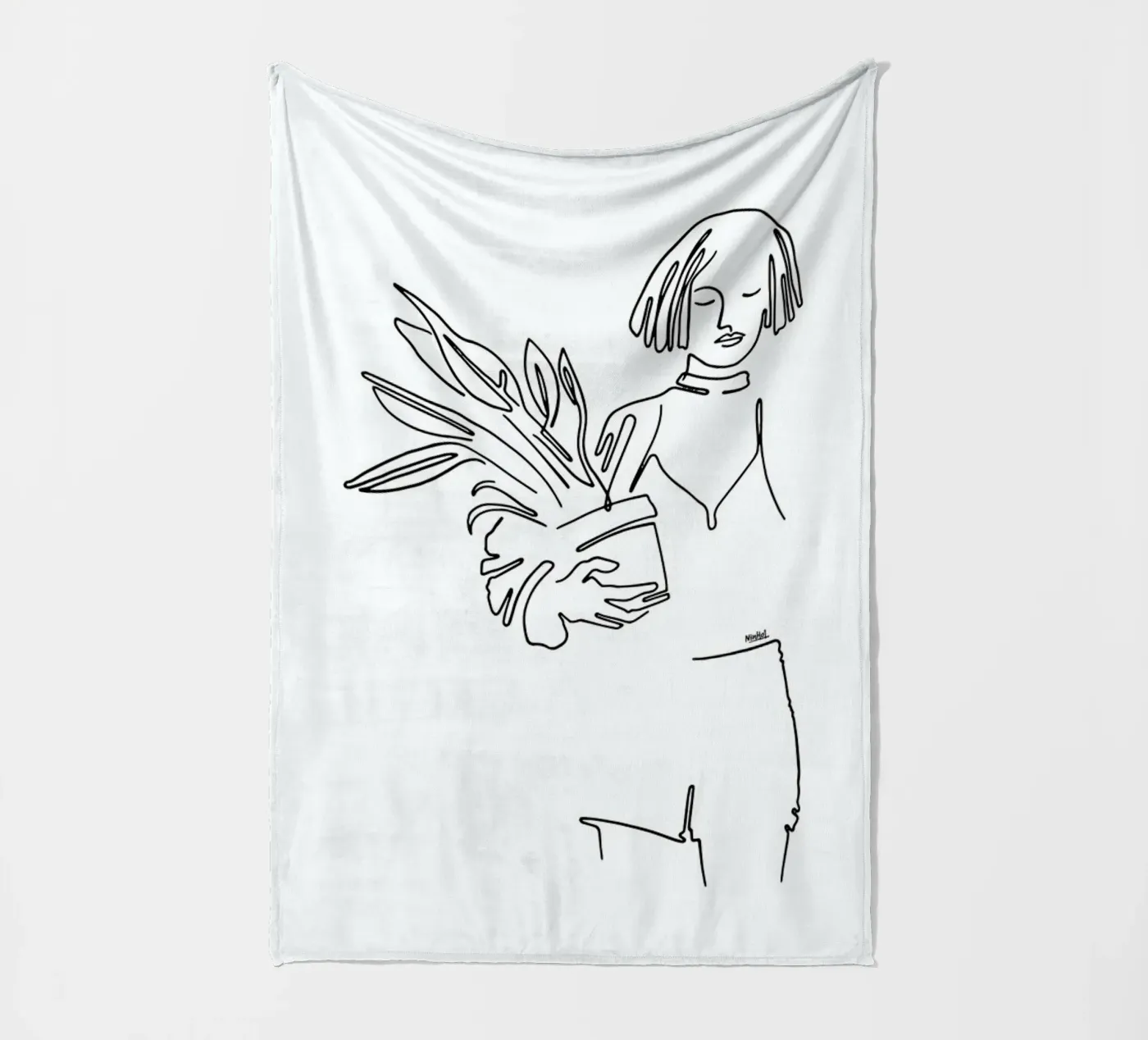 Mathilda fleece blanket by Ninhol