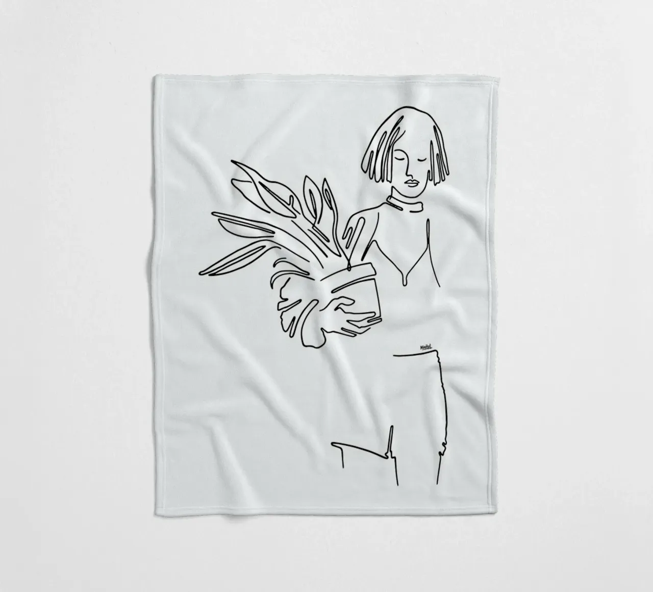 Mathilda fleece blanket by Ninhol