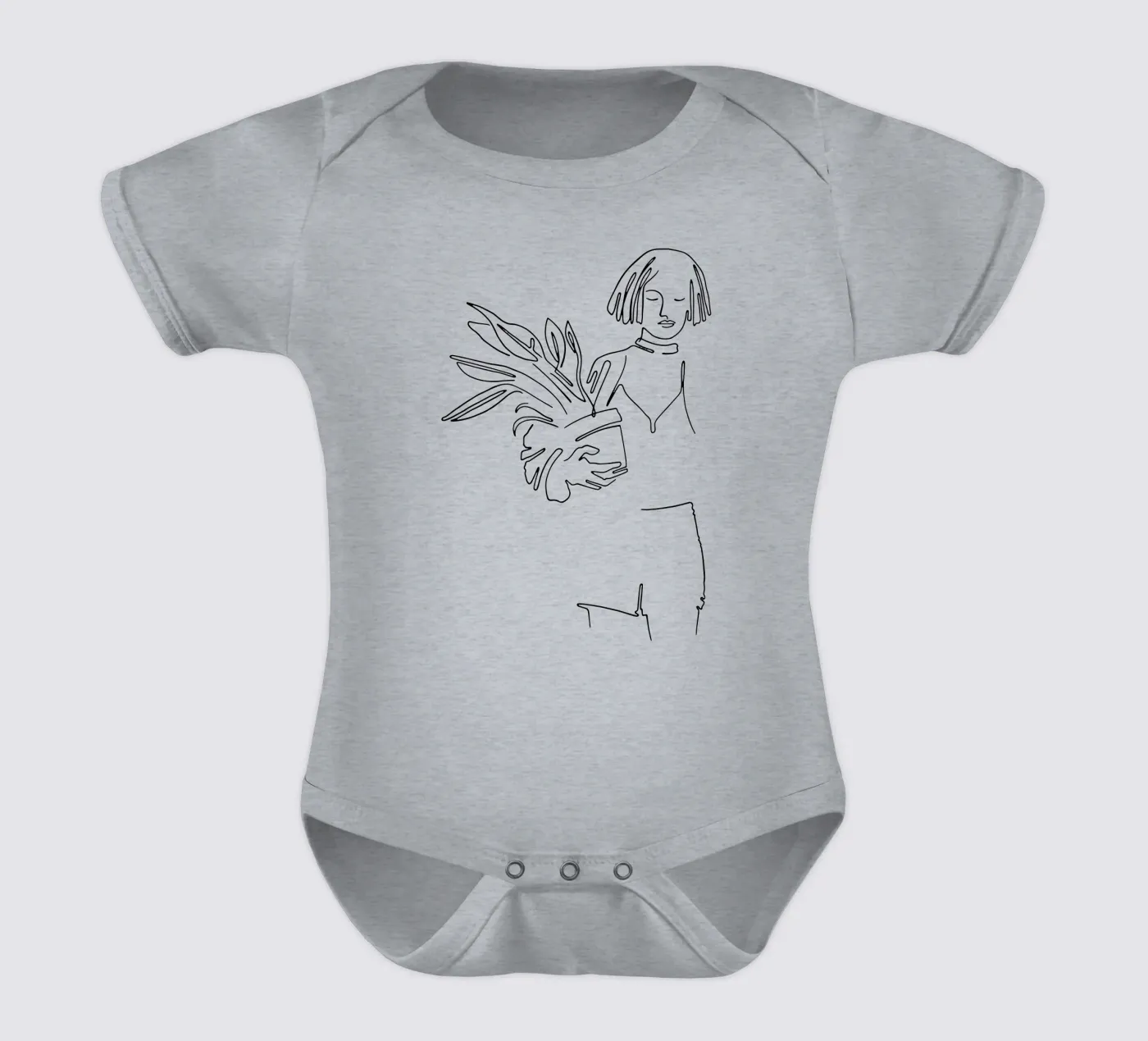 Mathilda babyrompertje korte mouwen van Ninhol