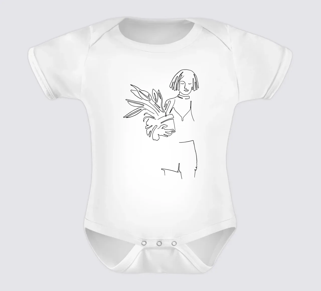 Mathilda body neonato maniche corte da Ninhol