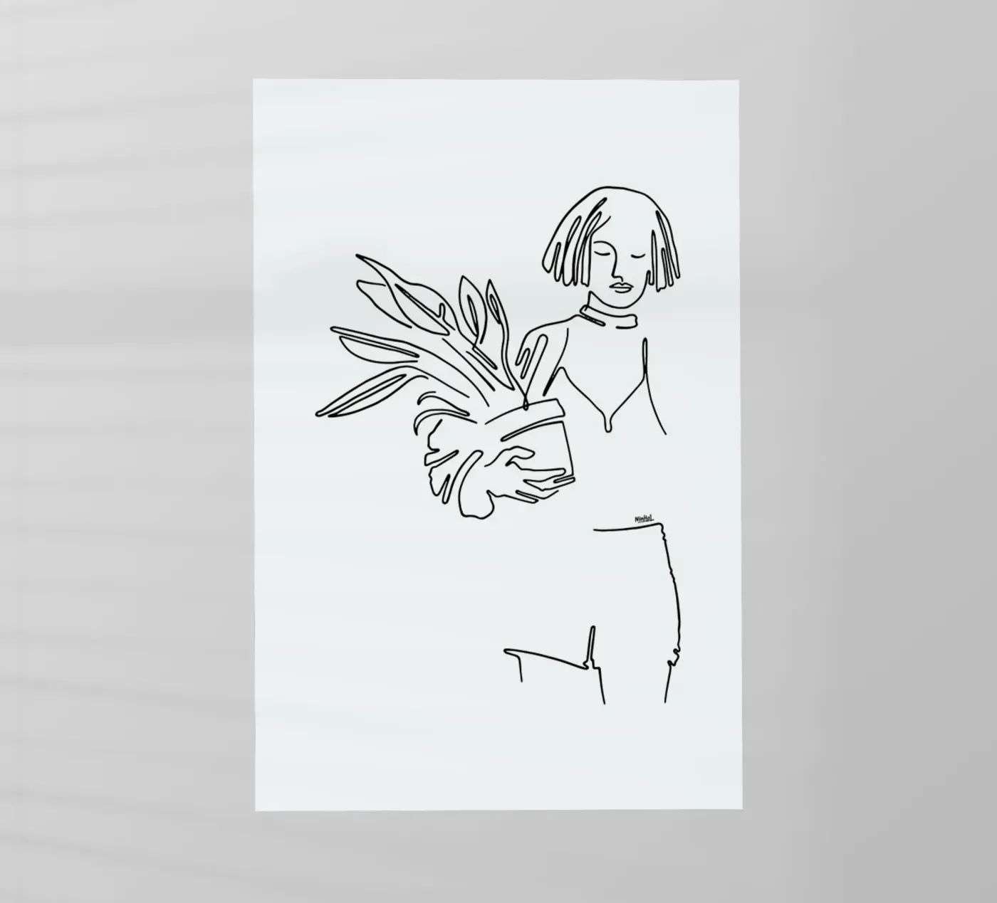 Mathilda backlit folie van Ninhol