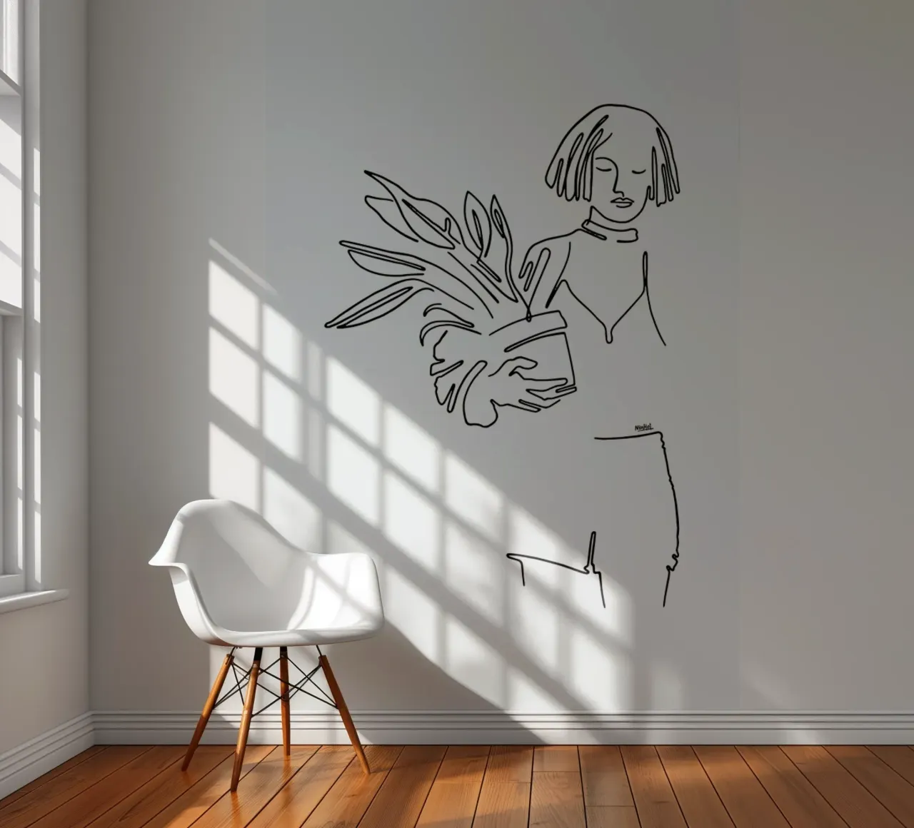 Mathilda fotobehang van Ninhol