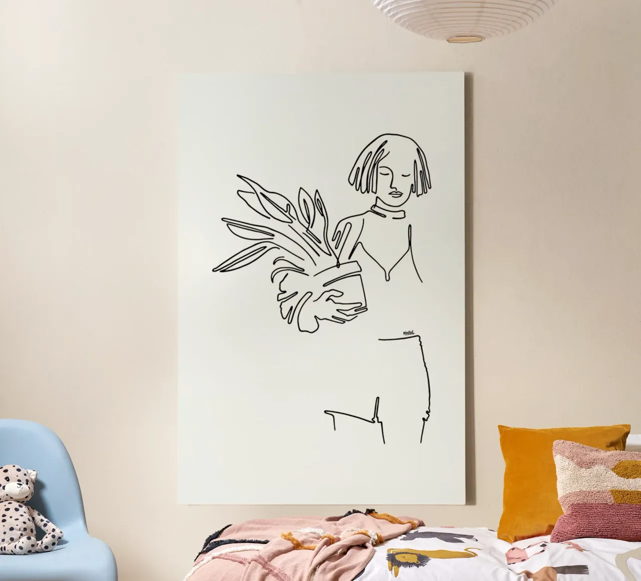 Mathilda canvas van Ninhol