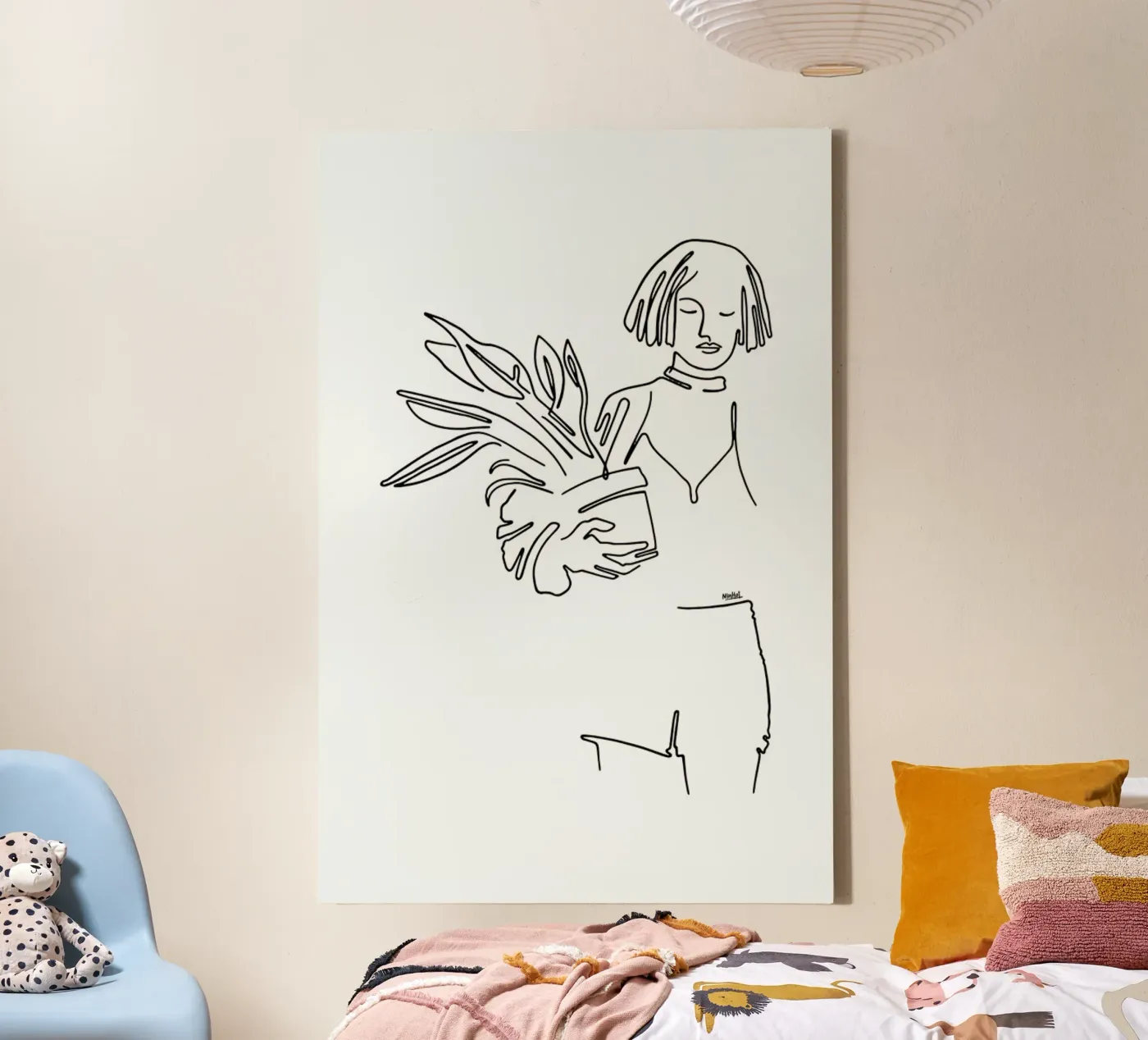 Mathilda canvas by Ninhol