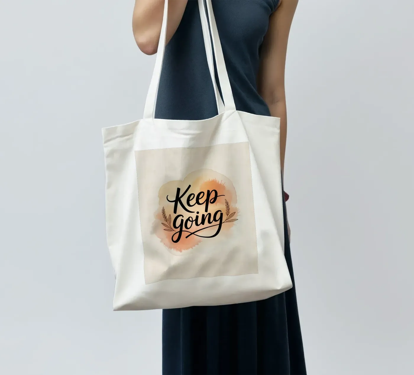 Keep Going tote bag by logic