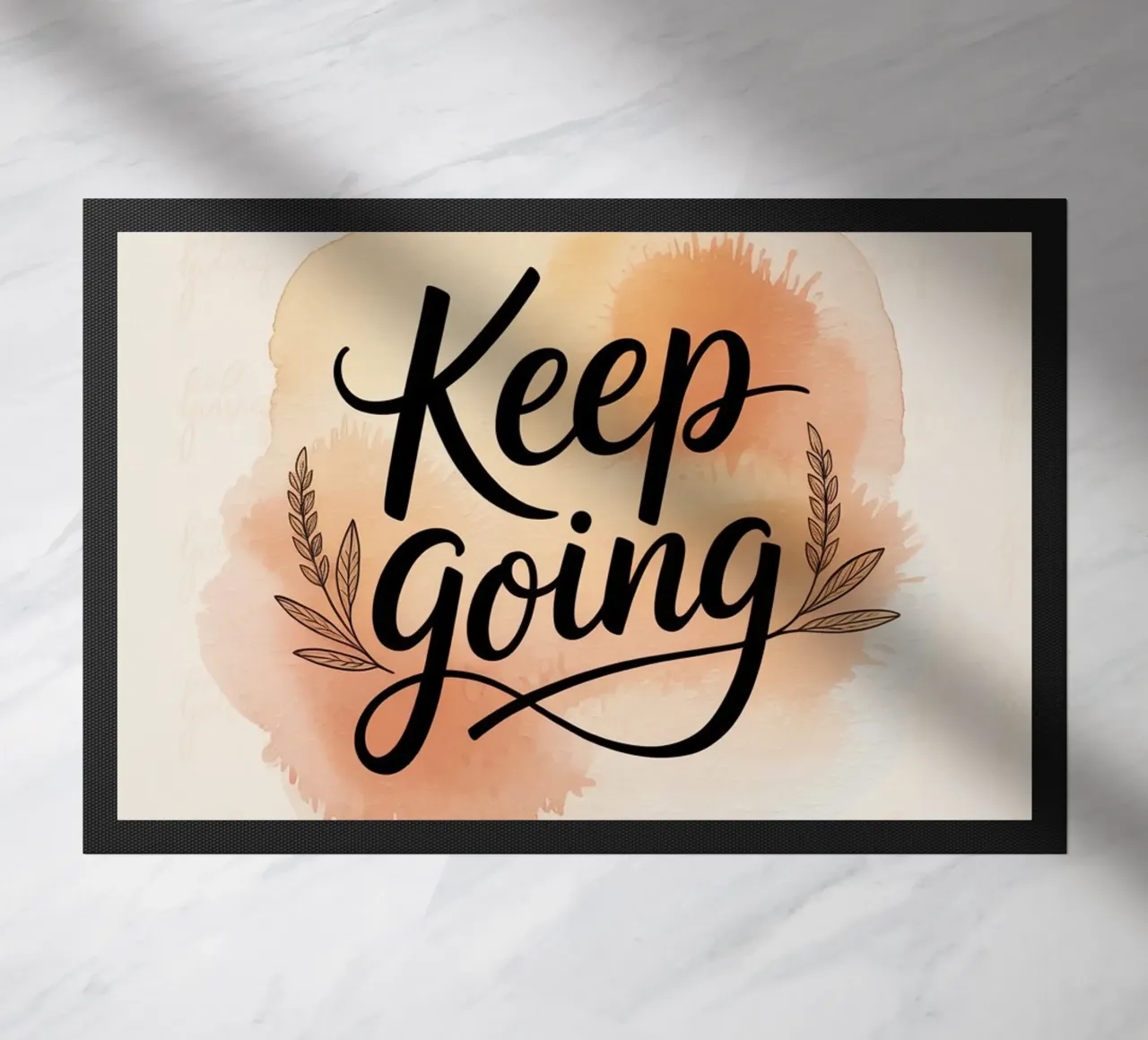 Keep Going doormat by logic