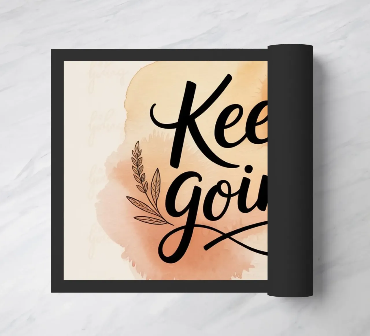 Keep Going doormat by logic