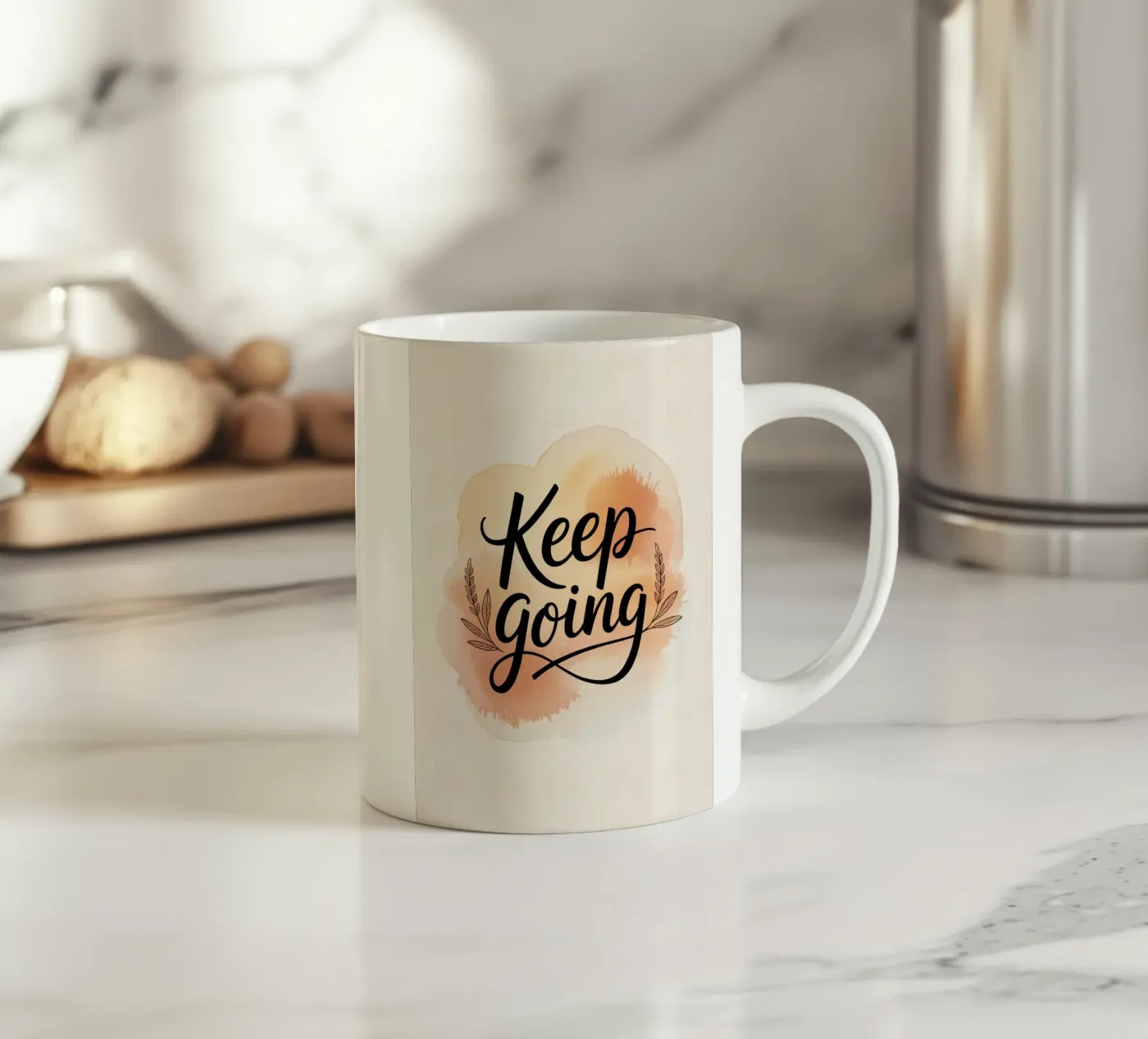 Keep Going ceramic mug by logic