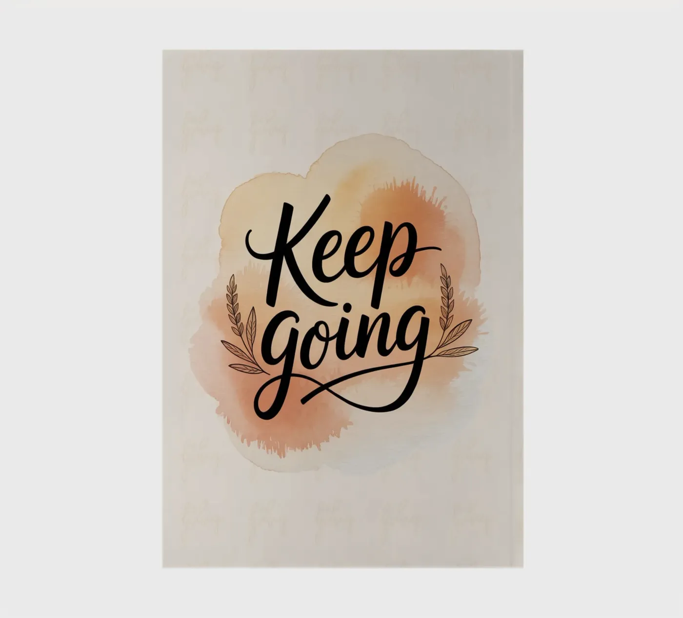 Keep Going notebook by logic
