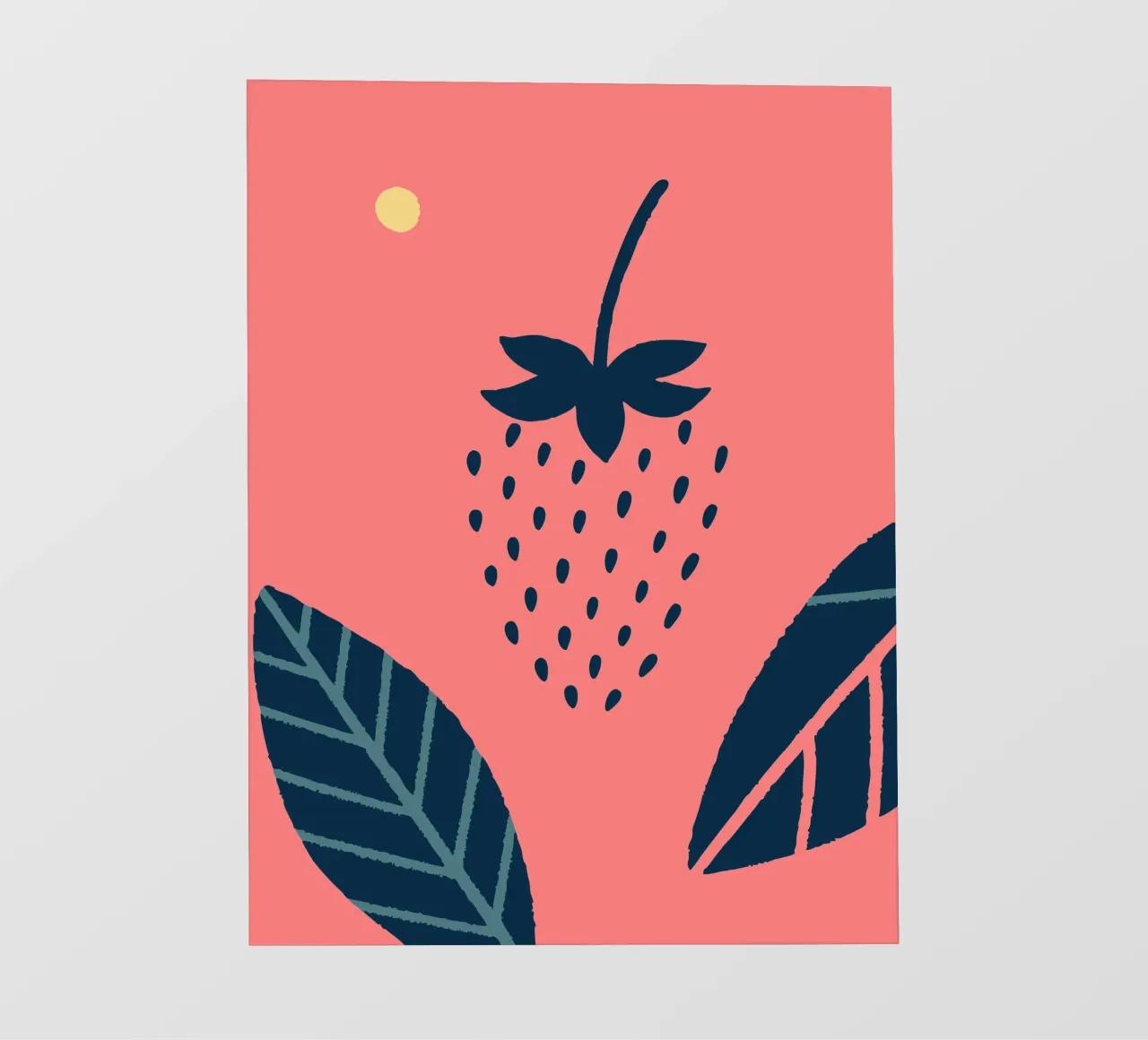 Fragole telo in pvc da TRENDY POSTER SHOP