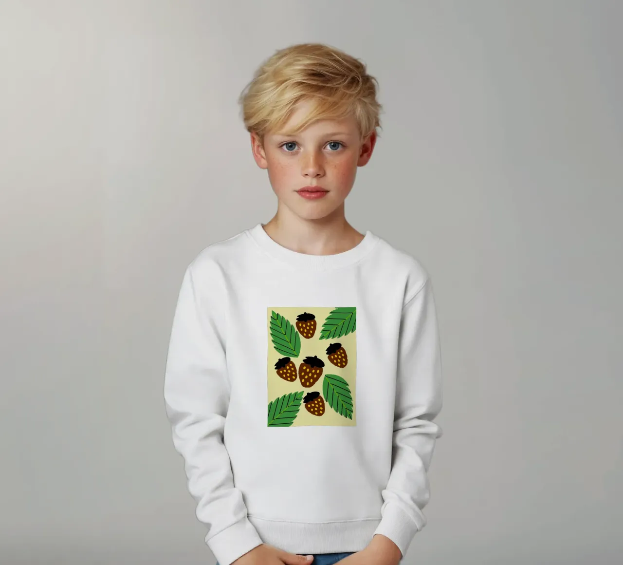Fragole felpa bambino da TRENDY POSTER SHOP
