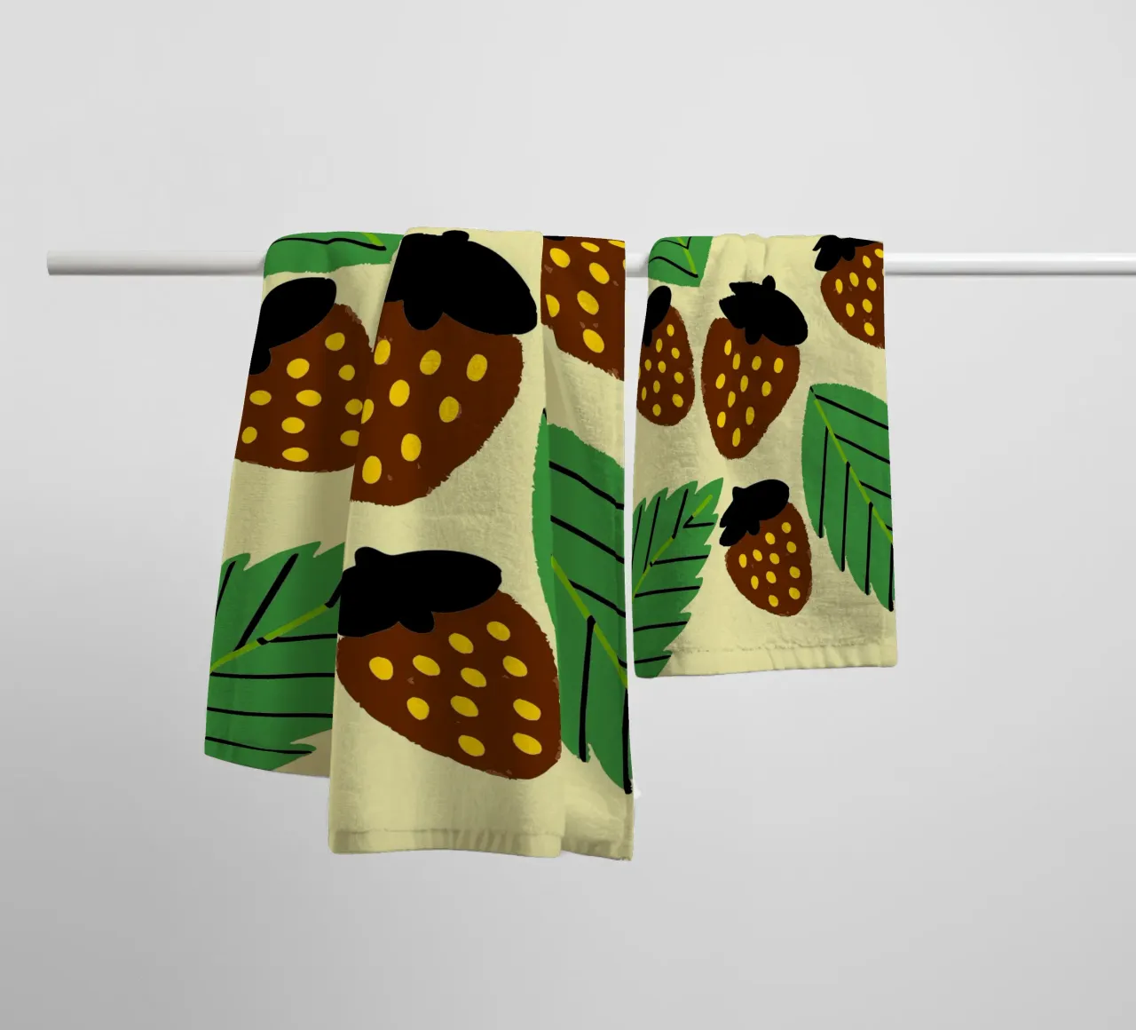 Fragole asciugamano da bagno da TRENDY POSTER SHOP